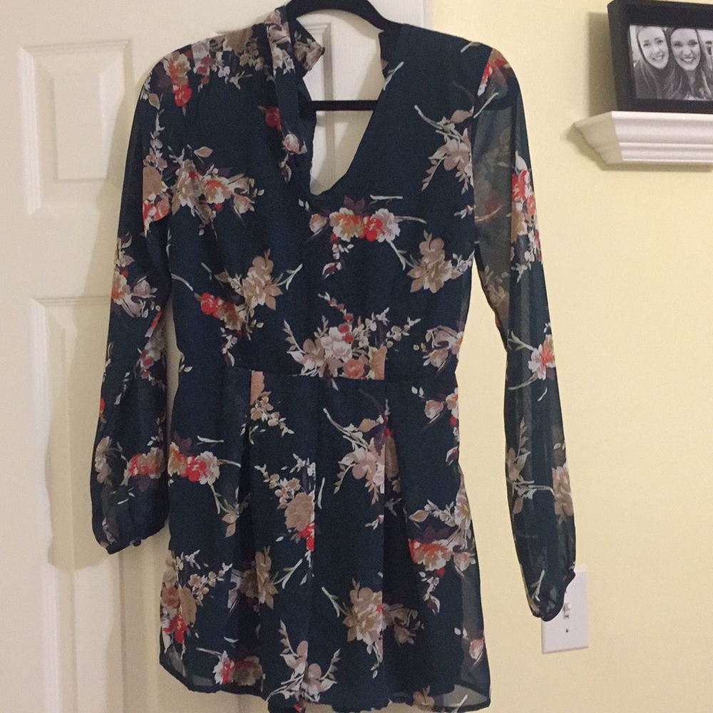 Floral Printed Romper